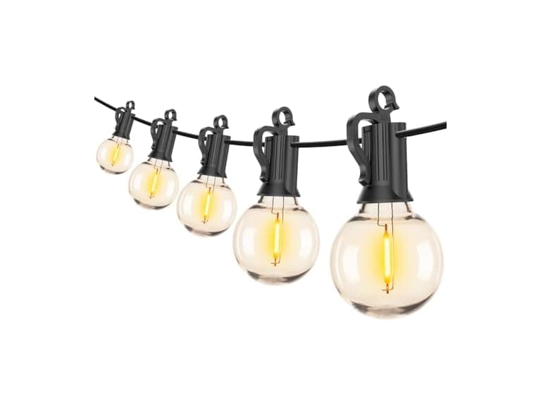 Brightown Outdoor String Lights, 100FT 100+2 G40 Bulbs - Image 1