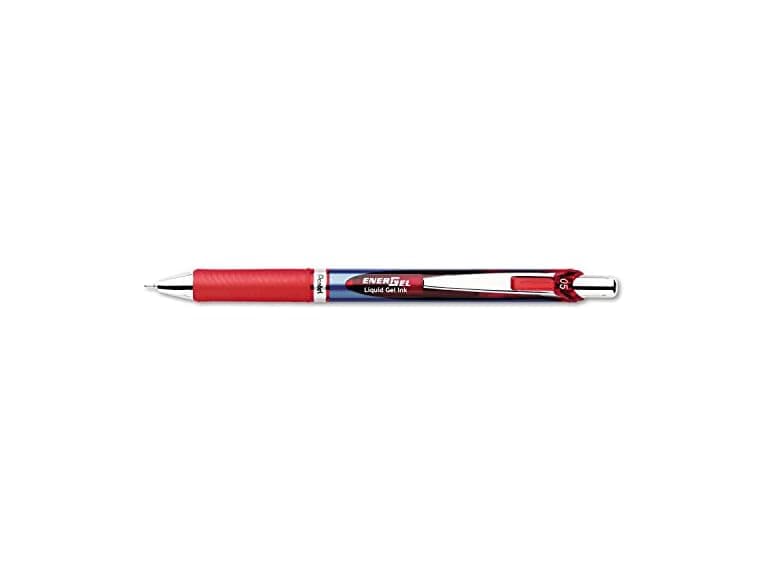 Pentel Gel Pen, Retractable/Refillable, Needle Tip - Image 1