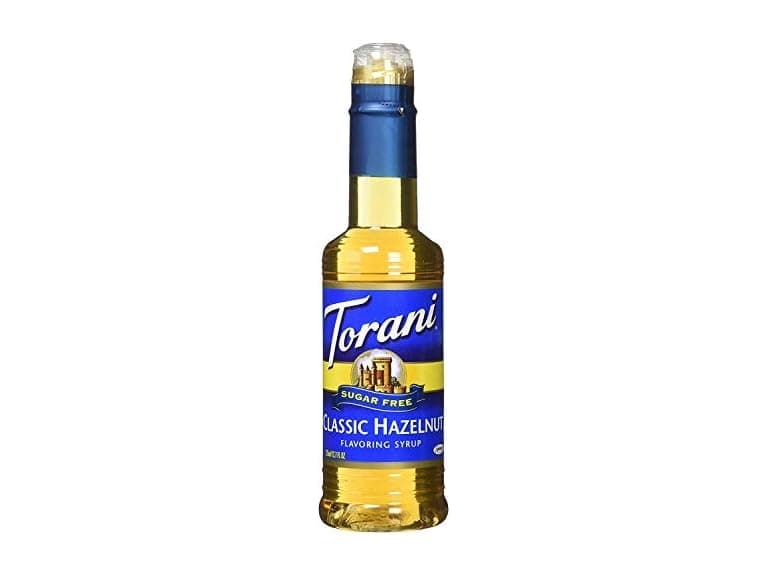 Torani Sugar Free Classic Hazelnut Syrup, 12.7 oz - Image 1