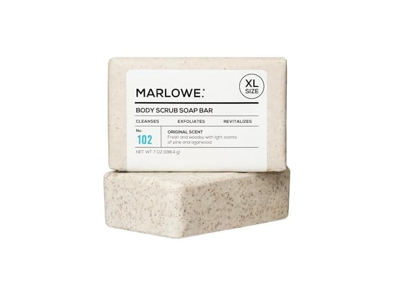 Marlowe No. 102 Body Scrub Soap 7oz - Image 1