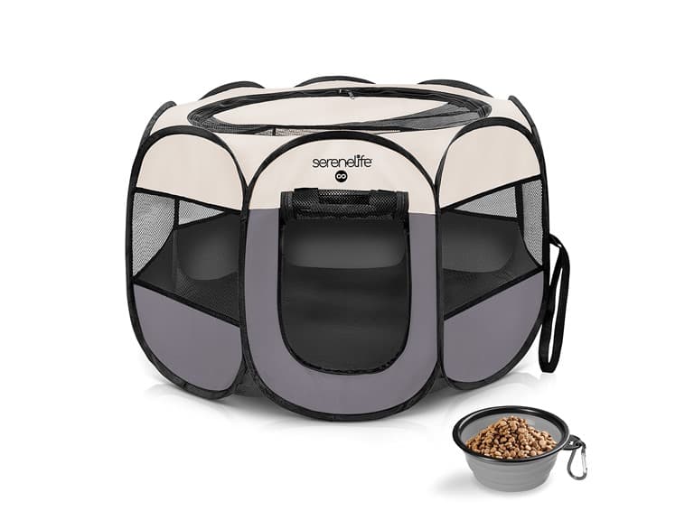 SereneLife Foldable Portable Pet Tent - Image 1
