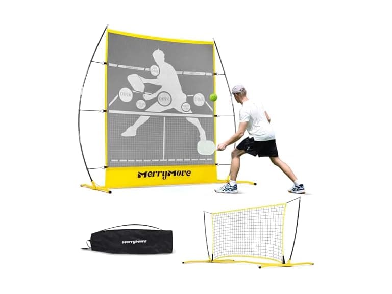 Yellow Pickleball Practice Rebounder Net - Image 1