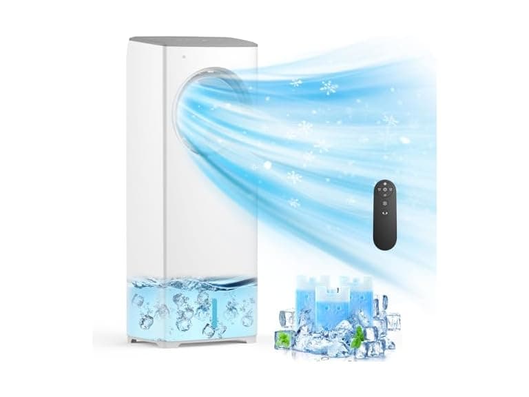 EFFANCOL Evaporative Air Cooler, 3-in-1 Swamp Cooler - Image 1