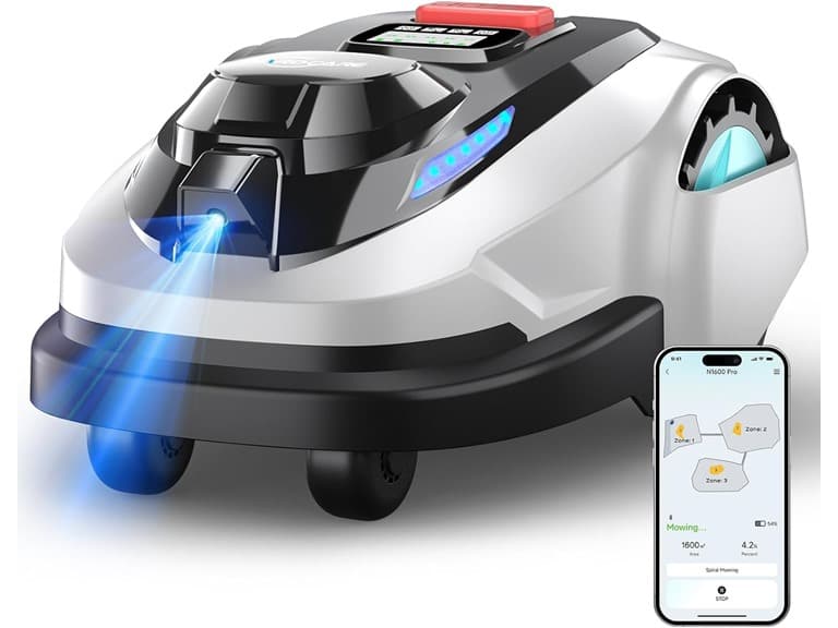 YARDCARE N1600 PRO Wireless Robot Lawn Mower (Open Box) - Image 1