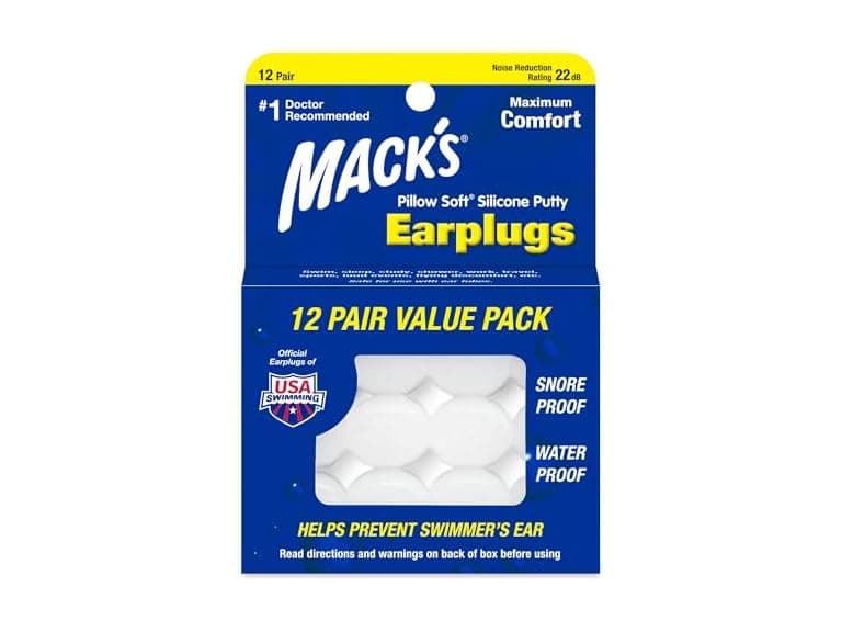 Mack's Silicone Earplugs 12pr - Image 1