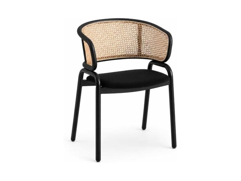 Leisuremod EC20BL Ervilla Dining Chairs - Image 1