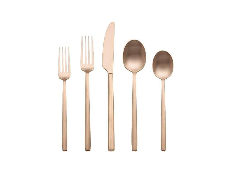 Oneida  Dean Satin Rose Gold 20-Piece Flatware Set - Image 1