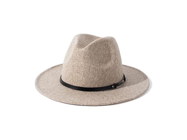 Lisianthus Women (M) Classic Wool Fedora Wide Belt - Image 1