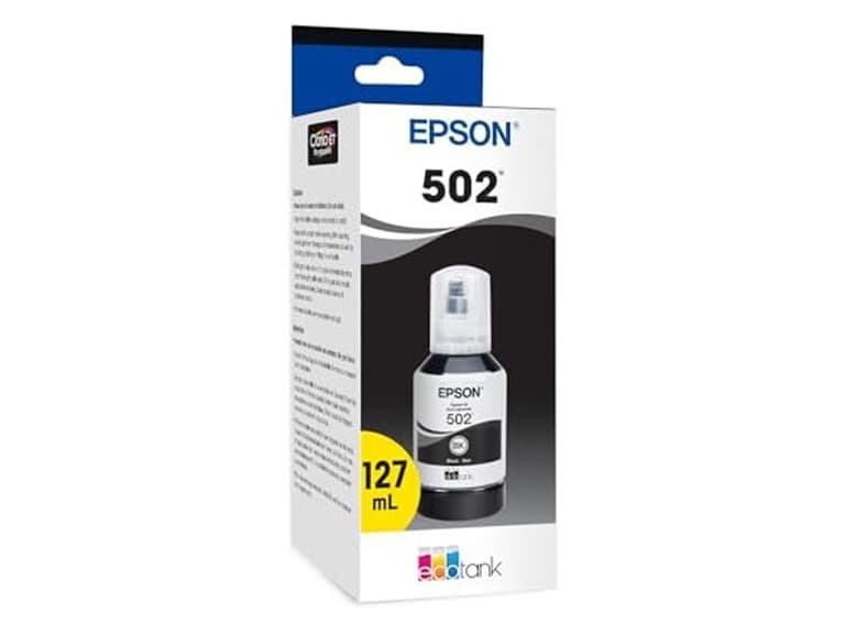 EpsoEpson 502 EcoTank Ink Ultra-high Capacity Black Bottle - Image 1