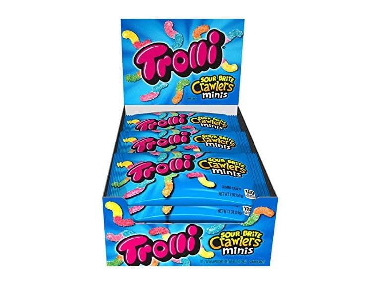 1CT Trolli Sour Brite Crawlers Minis, Assorted Flavors - Image 1