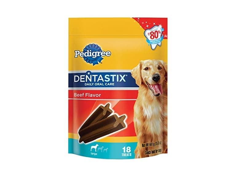 18CT Pedigree Dentastix Beef Flavor Large Treats - Image 1