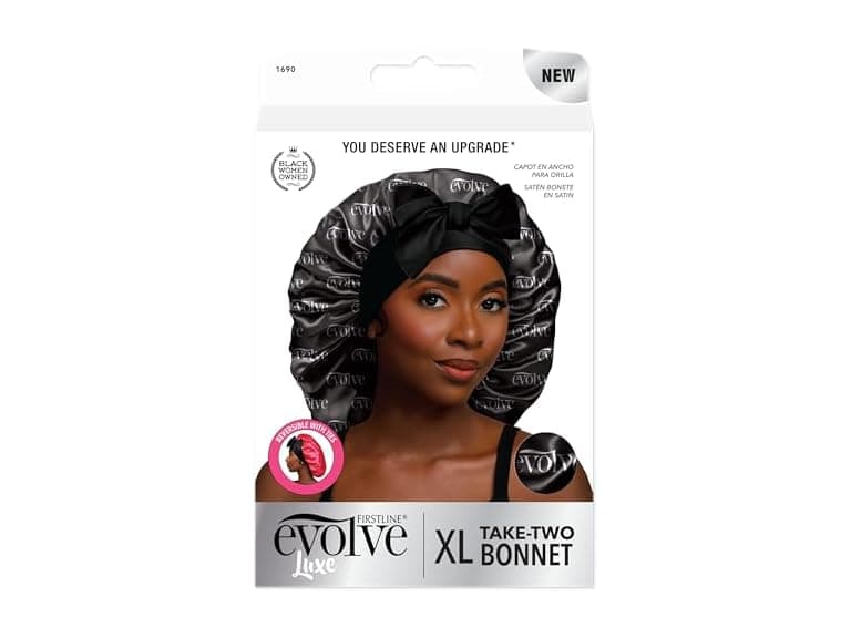 Evolve XL Satin Wide Edge Hair Bonnet - Image 1
