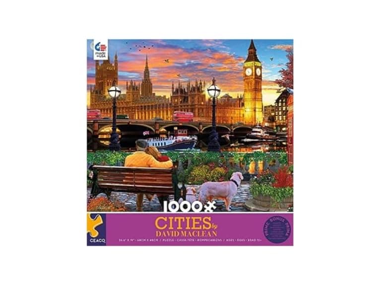 The Thames in London - 1000 Piece Jigsaw Puzzle - Image 1