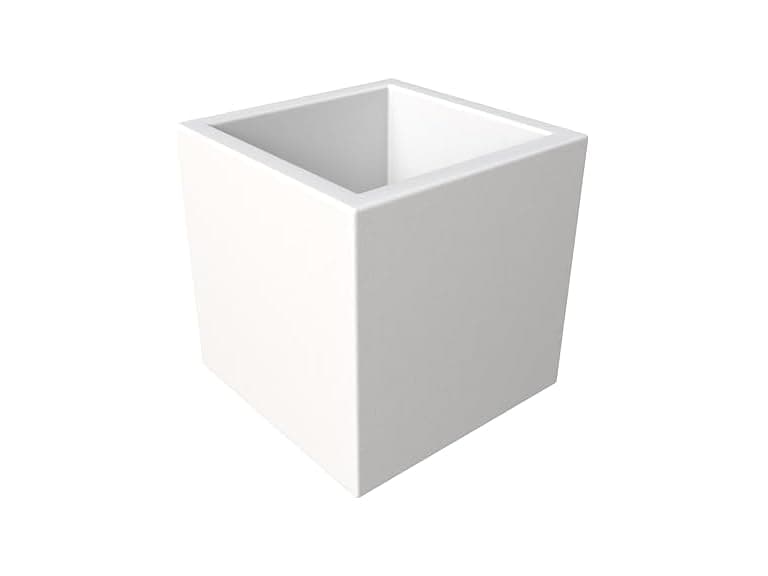 LeisureMod FLP9W Fern Planter White, 9" - Image 1