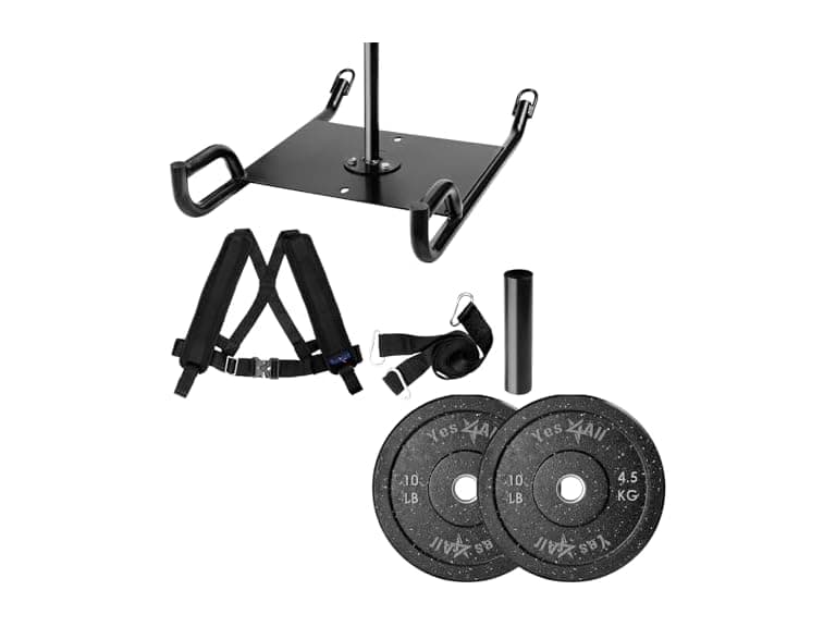 Yes4All Weighted Training Pull Sled - Image 1