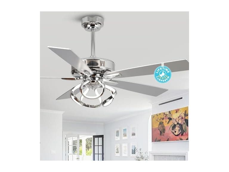 Parrot Uncle F6367-PU 52" Modern Ceiling Fan - Image 1