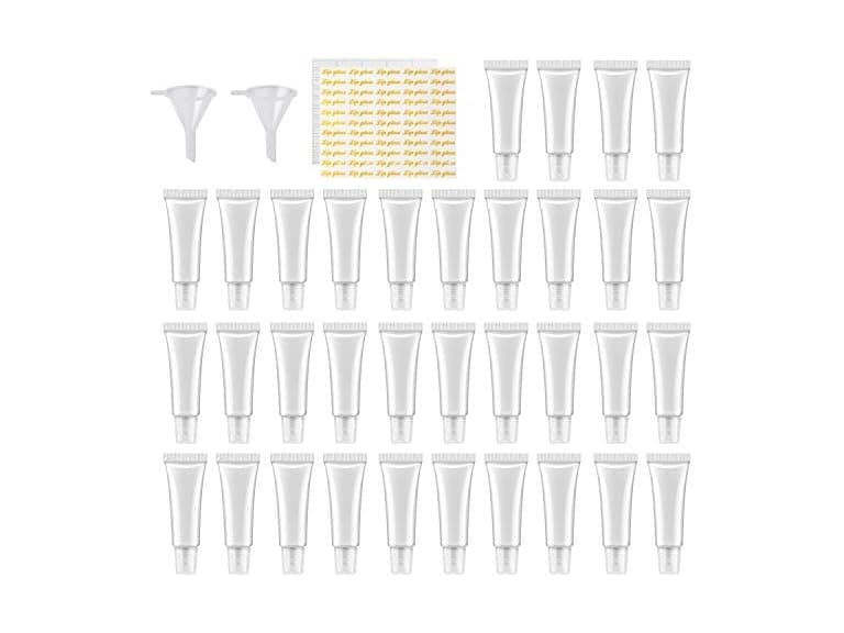 100 Pcs 10 ml Empty Lip Gloss Tubes - Image 1