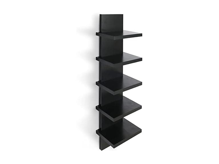 Bloddream 5-Tier Wall Shelves Black 30.7 - Image 1