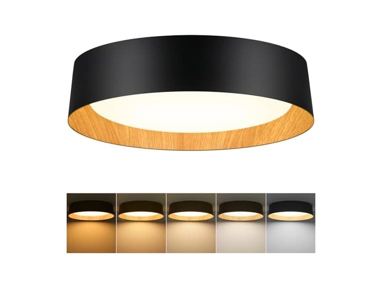 BrightHome 16in Flush Mount Ceiling Light, 3000LM