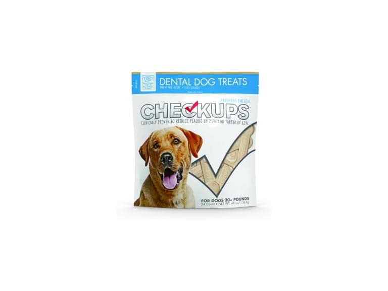 Checkups Dental Dog Treats, 24 Treats, 48 oz. - Image 1