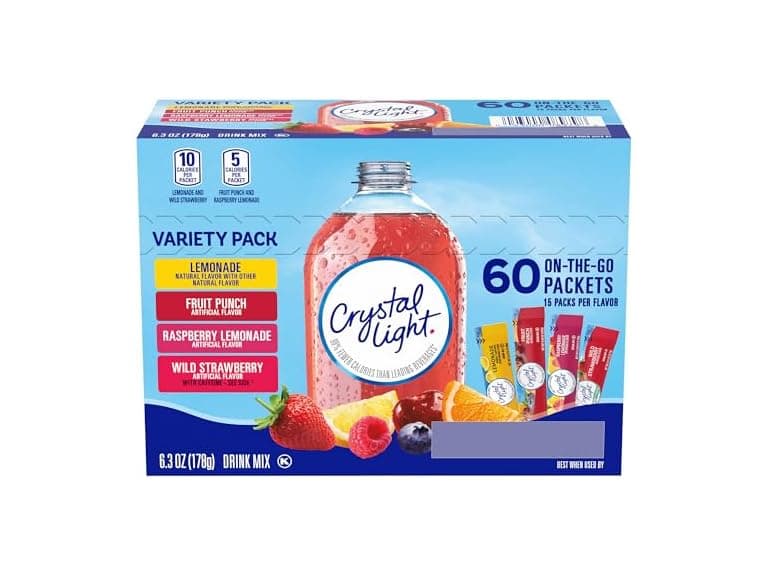 Kraft Crystal Light On the Go, 60 Ct. - Variety Pack - Image 1