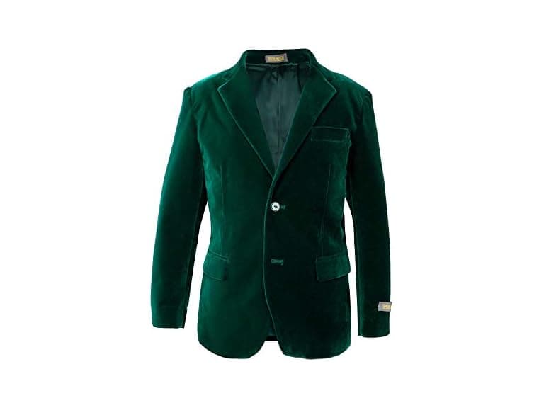 Spring Notion Boys (3) Boys' Emerald Velvet Blazer - Image 1