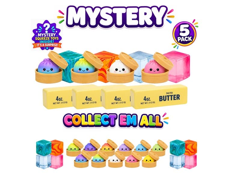 Twilight 5-Pack Mystery Squishy Sensory Toys - Image 1