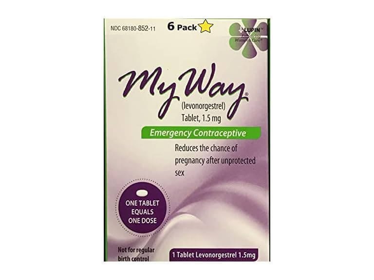 6CT LUPIN My Way Emergency Contraceptive 1 Tablet Each - Image 1