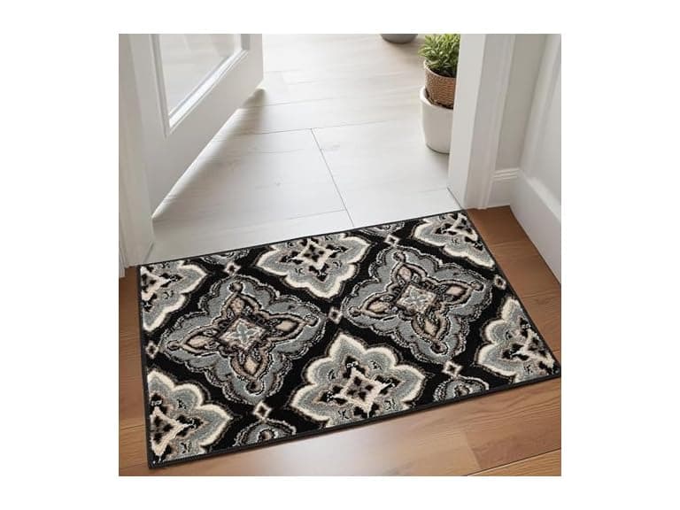 Superior Modern Floral Medallion Indoor Rug, 2'x3' - Image 1