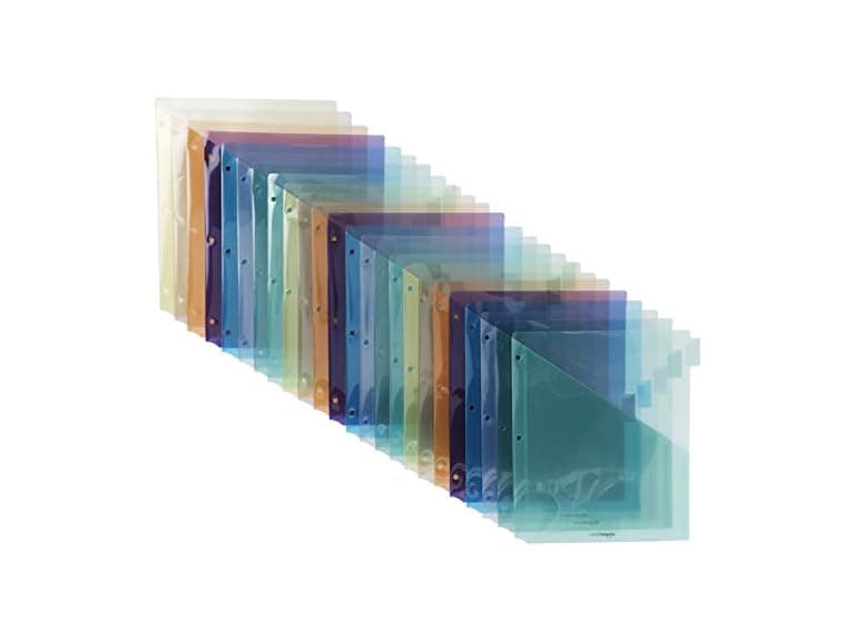 Amazon Basics Two Pocket Plastic Dividers - Image 1