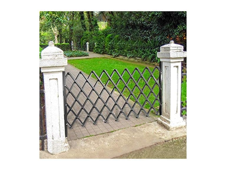 VEVOR Single Folding Security Gate, 5' H x 5-1/2' W - Image 1