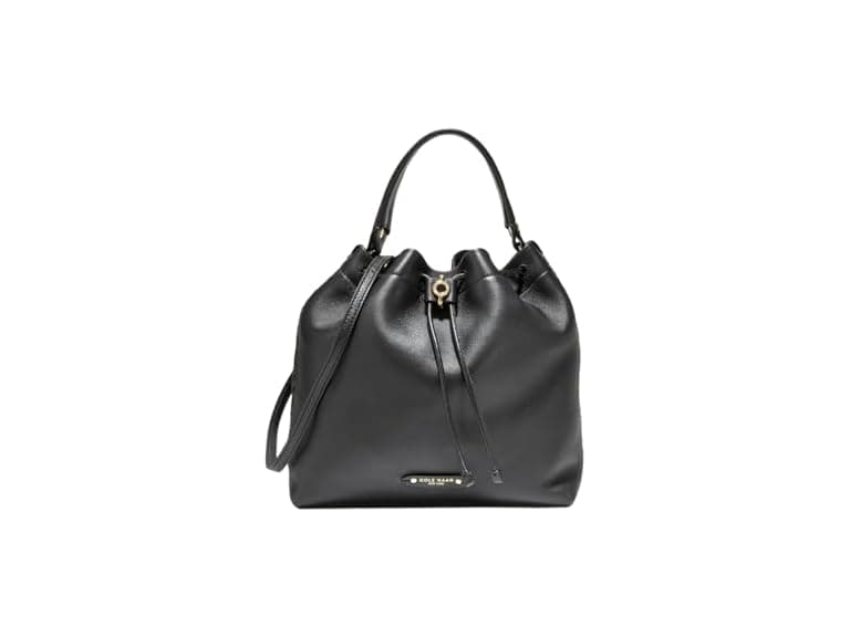 Cole Haan Isabella Bucket Crossbody Bag, Black - Image 1