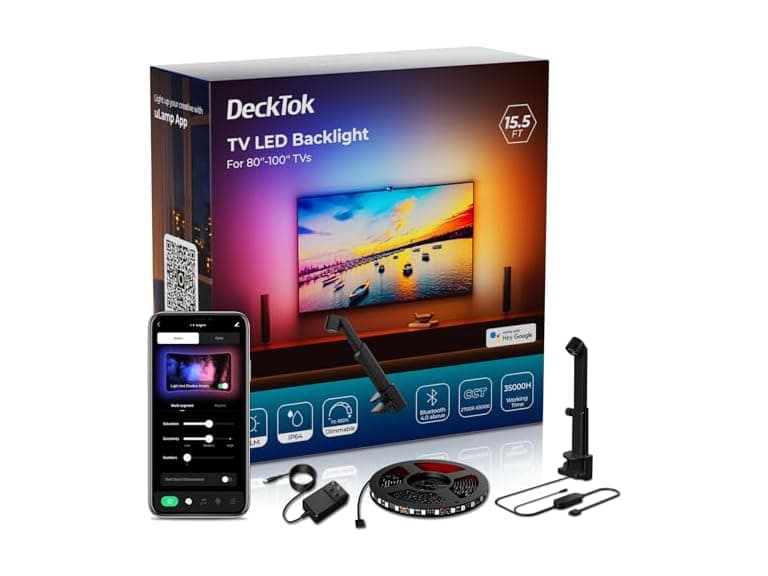 DeckTok TV LED Backlight 15.5ft | 55-100" - Image 1