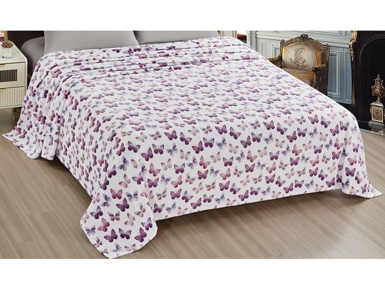 King & Queen Microplush Printed Blankets - Image 1