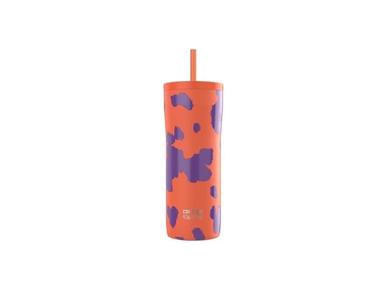 Contigo 24oz Tumbler w/Straw Orange - Image 1