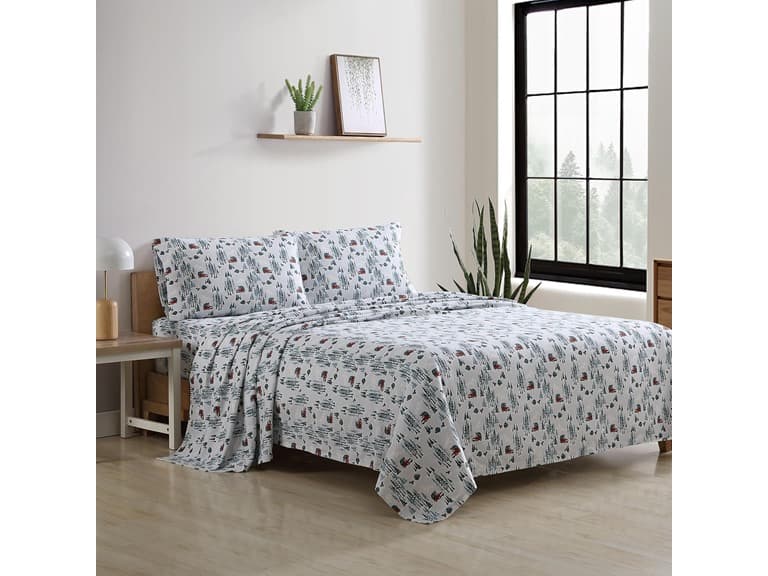 Eddie Bauer - Deer Flannel Sheets - Image 1