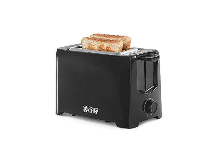 Commercial Chef 2 Slice Toaster, Black - Image 1