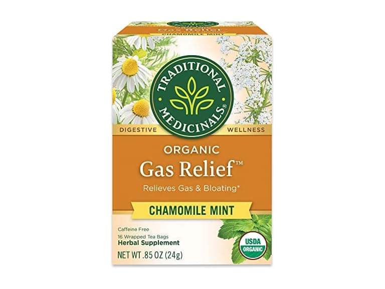 16CT Traditional Medicinals Tea, Organic Gas Relief - Image 1