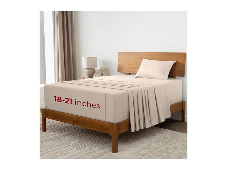 Mellanni Extra Deep Twin XL Sheets - Image 1