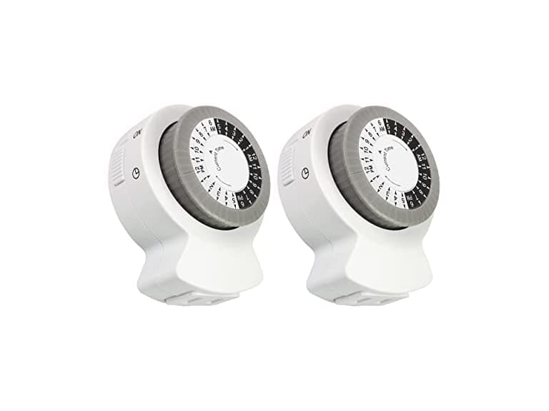 Clear Power 2pk Indoor 24hr Timer w/Polarized Outlet - Image 1