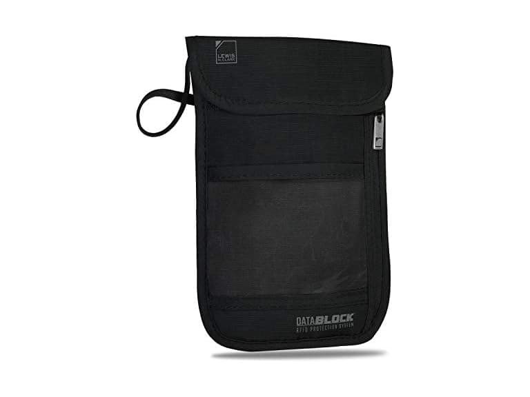Lewis N. Clark Rfid Blocking Stash Neck Wallet - Image 1