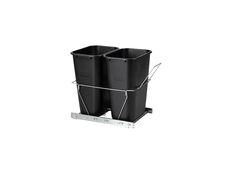 Rubbermaid Kitchen Cabinet Pull-Out Trash Can - Image 1