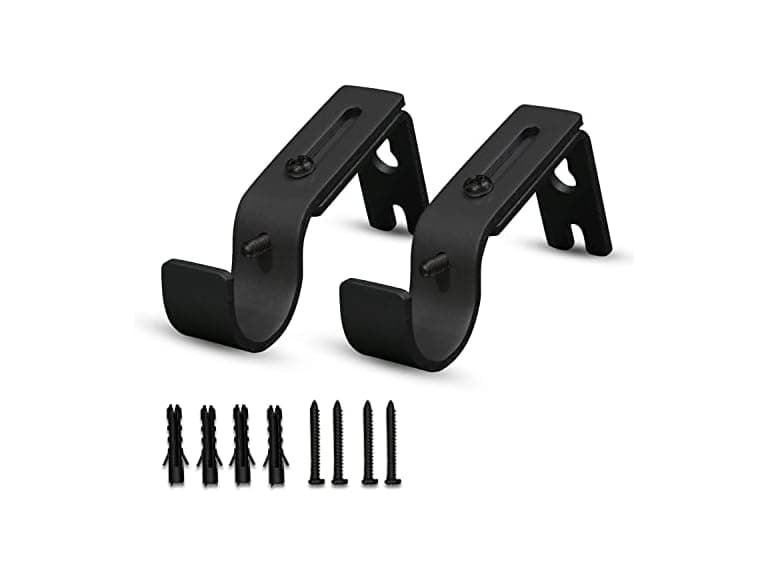 Adjustable Curtain Rod Bracket 8 Pack