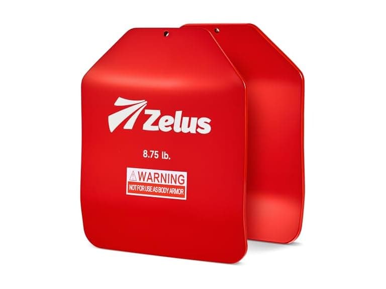 Red Weighted Vest Plates 8.75 - Image 1