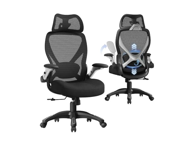 ELABEST X100 X100 Ergonomic Office Chair, Black Padded Sea - Image 1