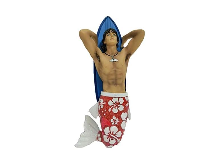 December Diamonds 55-55159 Merman Ornament Hung 10 - Image 1