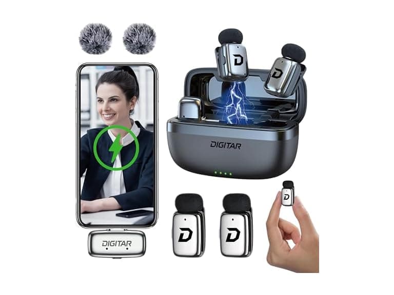 Wireless Lavalier Mic w/ Charging Case - Image 1