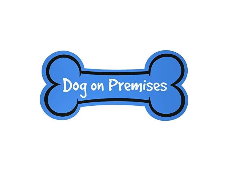 Hillman Sign Center - Dog on Premises 14.5" L
