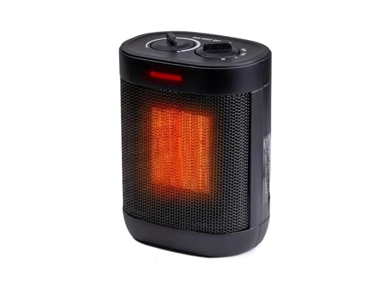 Comfort Zone 1500W PTC Ceramic Heater Black - Image 1