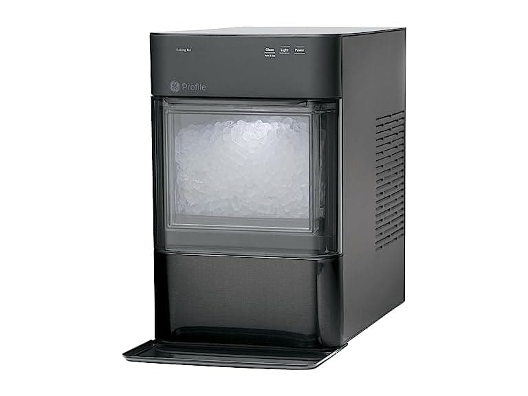 GE Profile Opal 2.0 Countertop Nugget Ice Maker Black Stainless Steel - Image 1
